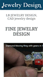 Mobile Screenshot of lbjewelrydesign.com